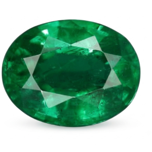 Emeralde stone (oval cut)