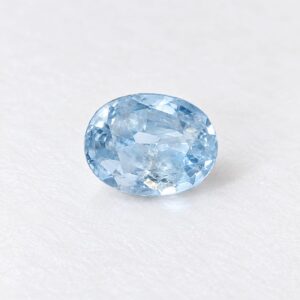 Natural Blue Sapphire 5.32 Carat – Kashmir (India) Origin ,Oval Mixed Cut , No Indications of Heating .