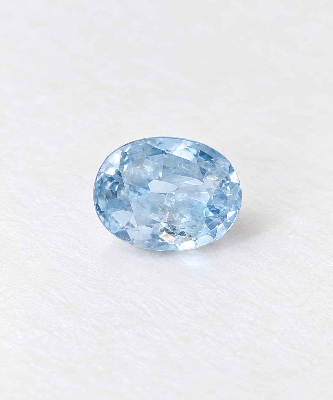 Natural Blue Sapphire 5.32 Carat – Kashmir (India) Origin ,Oval Mixed Cut , No Indications of Heating .